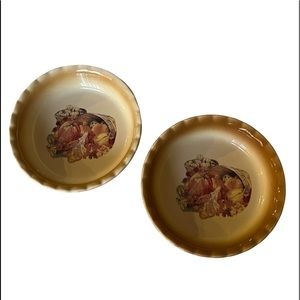 Nantucket vintage desert bowls fall bounty design